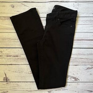 Express Barely Boot Low Rise Black Jeans SZ 6 Long